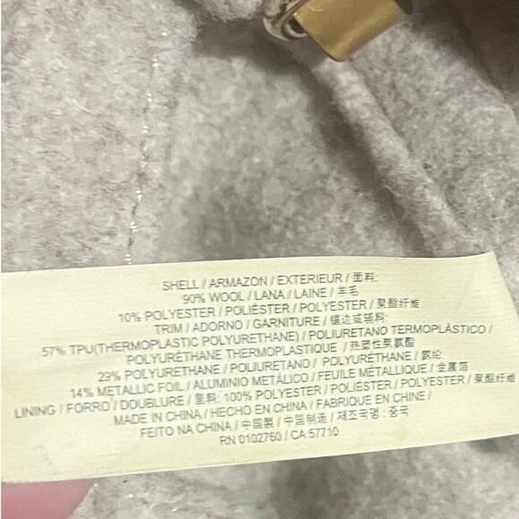 Kate Spade Harmony Frosted Gold Wool Tote J680 Limited Edition - Picture 8 of 8